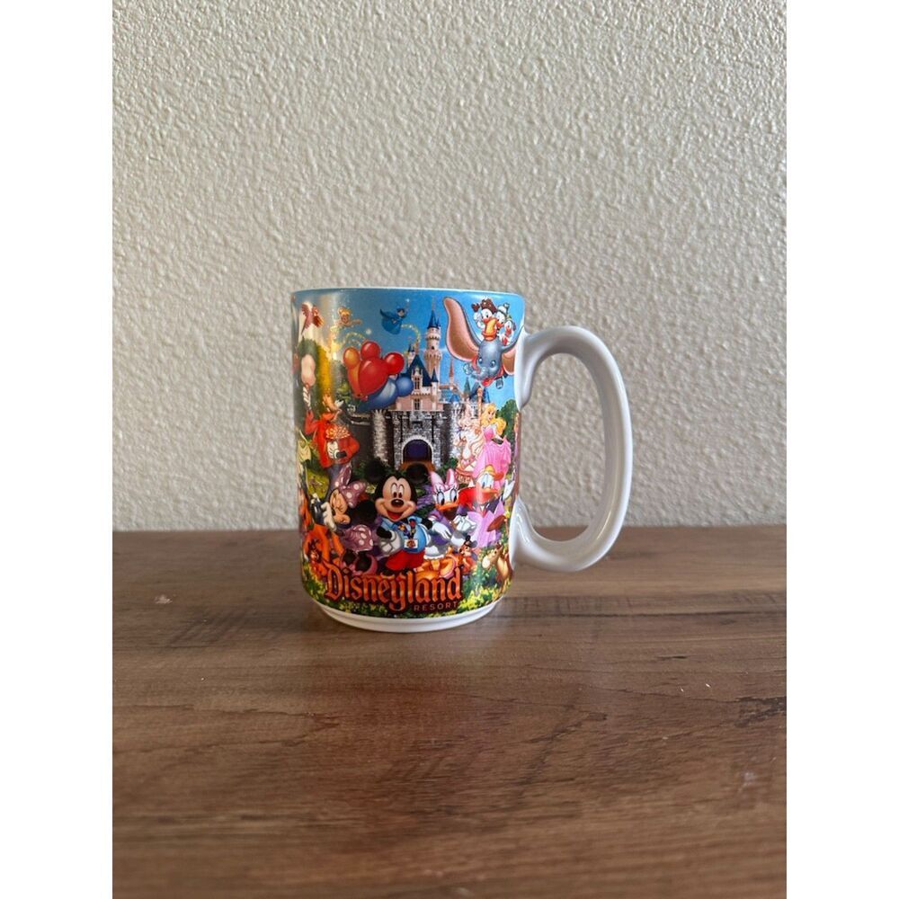 Disney Parks "Mom" and All Disney Pixar Characters Coffee Mug